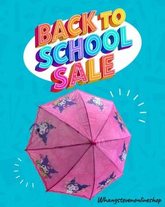 19" Character Umbrella for Boys & Girls with Plastic Tube Cover Weather Protection Lightweight Kids Umbrella