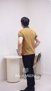 Áo polo nam Mixmen Y&G M-607 vải cá sấu cotton interlock áo trơn chuẩn formMàu Đỏ cao cấp Big Size