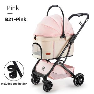 MAIDUGE | Detachable Foldable Pet Stroller for Dogs Cats