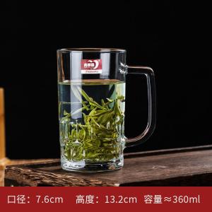 High Quality Tempered Glass Beer Cup Heat Resistant Large Capacity Handle Home Use Guest Water Cup Anti Drop Tea Drinking