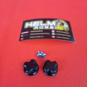 TOP Tear Off Post Push Pin Pinlock Single Warna Orange Hijau Stabilo Hitam Bening Sepasang KYT TT COURSE R10 RC7 K2R NHK INK NJS MDS KBC RSV YAMAHA CARGLOSS AGV ARAI SHOEI Biasa