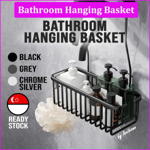 ที่ใส่ของแบบแขวนชั้นวางอุปกรณ์อาบน้ำ-ไม่ขึ้นสนิมที่ใส่ของในห้องน้ำที่แขวนอลูมิเนียมไม่ต้องเจาะที่ใส่แชมพูที่เก็บชั้นกันสนิมในห้องน้ำ