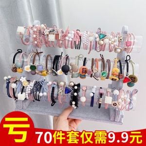 Elegant Simple Womens Hair Ties Summer High Ponytail Elastic Bands Hair Bands Hair Accessories Korean Style Fresh out