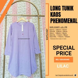 TSHIRT LONG TUNIK KAOS PHENOMENAL MATAHARI
