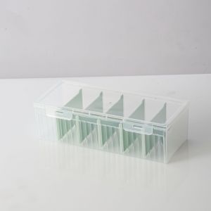 Hộp Đựng Thẻ Nhiều Ngăn Có Vách Ngăn Điều Chỉnh Chống Bụi Kiểu Dáng Cổ Điển Chất Liệu Nhựa Dùng Để Đựng Thẻ Bài Bộ Sưu Tập Trò Chơi.