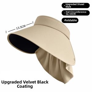 GUOQI | Sun Protection Hat with Large Brim and Ventilated Top 1 pc