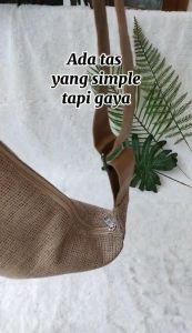 Tas Selempang Wanita Slingbag Goni Tali Panjang