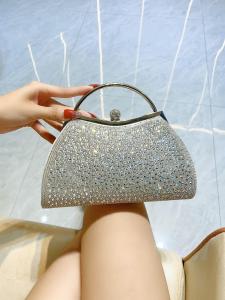 กระเป๋าแฟชั่น MissingYou กระเป๋าถือเพชรประดับ กระเป๋าสะพายไหล่แบบลำลอง กระเป๋าสะพายข้าง กระเป๋าสำหรับงานเลี้ยงค่ำ กระเป๋าถือ