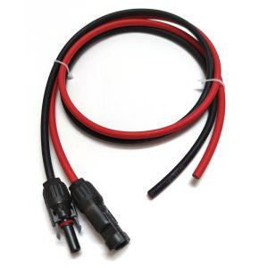 Cáp Nối Dài Tấm Pin Năng Lượng Mặt Trời 10/12/14/16AWG 6/4/2.5/1.5mm2 Dây Đồng Đen & Đỏ Với Đầu Nối DC 30A Cho Hệ Thống PV