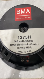 Speaker 12 Inch BMA 1275H Mid Low 12" Professional Load BMA 1275 H