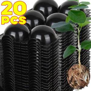 10/20Pcs Air Layering High Pressure Plant Rooting Ball Garden Fruit Tree Seedling Propagating Root Growing Box Reusable Cutting Grafting Ball Breeding Equipment