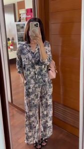PAKAIAN WANITA ONE SET HIJAB PAKAIAN SETELAN SET WANITA SETCEL PIYAMA HOMEWARE BAJU BUSUI