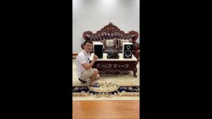 Dàn nghe nhạc cao cấp âm ly AV880 kết hợp loa nghe nhạc D18H cổng hưởng âm thanh cao cấp âm thanh sắc nét bass ấm thiết kế cổ điển nghe nhạc vàng siêu hay sử dụng miễn phí 7 ngày bảo hành 12 tháng