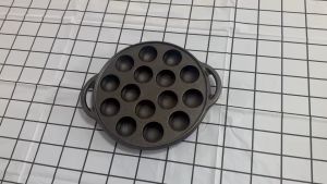 กระทะทําทาโกะยากิ แบบ 15 ลูก (ขนาดลูกละ 4 ซม.) ใช้กับเตาแก็ส