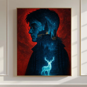 5D Diamond Mosaic Harry Potter and Castle Full Round/Square DIY Diamond Painting Complete Kit Home Decoration Frameless