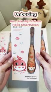 [NOEL SĂN SALE 50%] Bàn Chải Điện Có Đèn Led Dành Cho Trẻ Em Halio Smartsonic Electric Kid Toothbrush Phù Hợp Từ 0-12 Tuổi