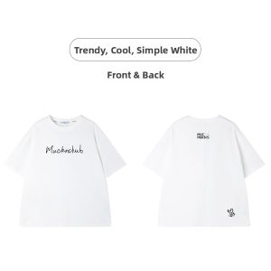 MUCMUKN | Cool Lightweight Letter Print Short Sleeve T-Shirt