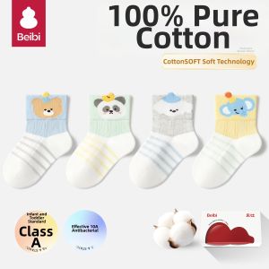 BEIBI | Summer Thin Breathable Infant Socks 100% Pure Cotton