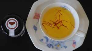 Saffron nhụy hoa nghệ tây Kingdom Herb Iran chính hãng hữu cơ super negin thượng hạng hộp 1 gram