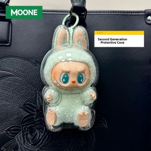 Labubu Acrylic Dust Cover Transparent Thickened Protection Shell for Figurines Storage Organizer Adult Plastic for Living Room