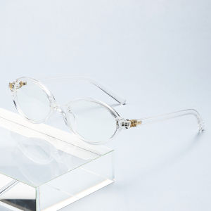 Vintage Small Frame Clear Glasses Lightweight Lenses & Face Slimming For Blue Light Blocking Makeup-Free Style 3089