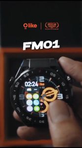 Smartwatch OLIKE ATLAS FM01 Health Tracker Display Ultra HD Metal Frame IP68 Waterproof Bluetooth