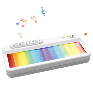 Kids Mini Piano Keyboard Toys Baby Electronic Piano with Sound & Light Musical Sensory Toys Christmas Gifts