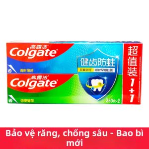 Colgate | Kem Đánh Răng Chứa Flour Sảng Khoái Hơi Thở Loại Bỏ Vết Ố 250g