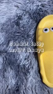 MC SD1280 Sandal Slop Jelly Imut Motif Buaya Crocodile Sendal Rumahan Anti Slip Trendy