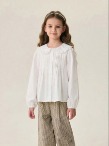 Marc&Janie | Elegant Sweet Pure Cotton Lace Collar Shirt