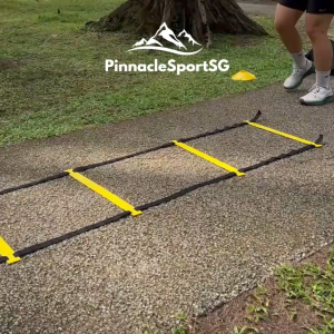 [SG] Nylon Strap Agility Ladder Speed Training Football Fitness Flexibility Plyometric Workout Equipment
