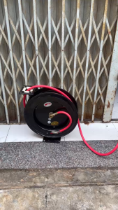 Cuộn dây hơi tự rút dùng gara 16m Hymair AHR-1002 ( hộp thép sơn tĩnh điện)