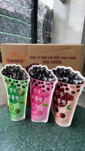 Kẹo Trà Sữa Trân Châu Socola FUCUCO - Gói 24 viên 130g - Thơm Ngon Dẻo Mịn Viên To Chất Lượng - Bách Hóa Lộc Phát