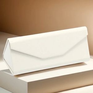 C15 กล่องแว่นตาแฟชั่น ง่ายต่อการพกพา ความจุขนาดใหญ่ กล่องใส่แว่นสีเรียบๆ พร้อมส่ง