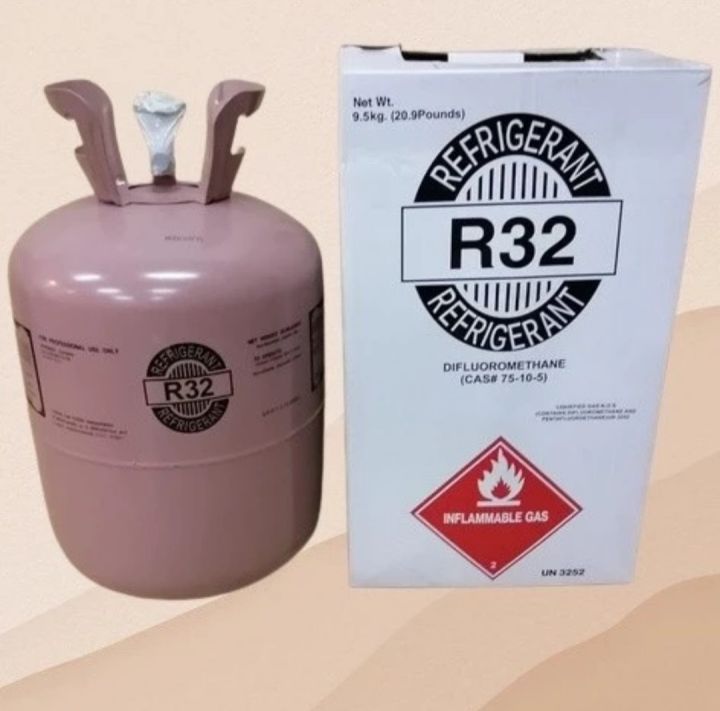 Freon R32 Refrigerant 9,5kg 1 can isi ful 9,5kg Freon R32 Refrigerant