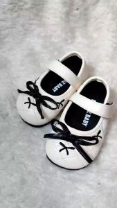 KD009 Flat Shoes Anak Perempuan Lucu Sepatu Kids Cantik Dengan Pita Bisa COD (With Box)