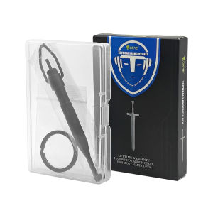 Universal Round Swivel Key with Detachable Keyring Fits All Standard Series Hand Cuffs Durable Cuff Key for Security Professiona