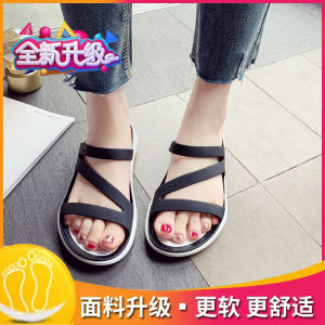 รองเท้าแตะผู้หญิงแบบเปียกได้รองเท้าชายหาดใส่อยู่บ้านสำหรับคนท้องพื้นนิ่มนิยมในโลกออนไลน์กันลื่นแมตช์ชุดง่ายฤดูร้อนใส่ออกไปข้างนอกรองเท้าแตะใส่ในวันฝนตก