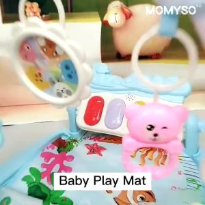 Baby Play Mat Gym Piano Blanket Kid Music Rack Play Mat Early Education Gym Frame Crawling Game Pad Toy
