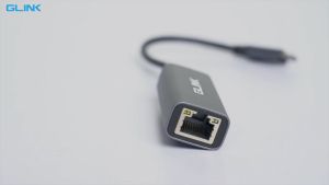 Glink GL041C ตัวแปลง Type-C to RJ45 (USB 3.0) By Vnix Group