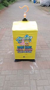 Kerodong Sangkar Burung Kosan 40x40cm Full Print - Desain Modern & Tahan Lama