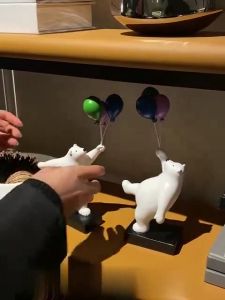 Đồ trang trí để bàn phòng khách tủ tivi món quà năm mới tượng Gấu bong bóng babo (TA09).