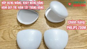 Hộp Nhựa Đựng Khay Niềng Răng Nha Khoa Máng Ngậm Tẩy Trắng Răng Hàm Duy Trì PHILIPS ZOOM Mỹ