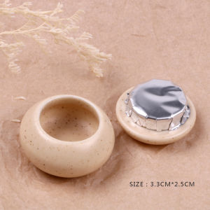 Cốc Rửa Cọ Làm Đẹp Bằng Gốm Sứ Phong Cách Nhật Bản Đơn Giản Có Nắp Đựng Nước Tẩy Trang Làm Sạch Nhỏ Dùng Tại Spa Làm Đẹp