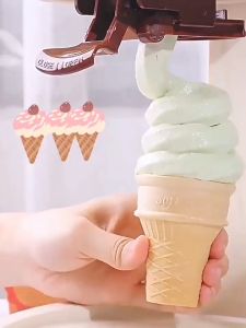 ICE Cream Machine Fully Automatic Diy Kitchen Ice Cream Maker Household Use Fruit Dessert Machine