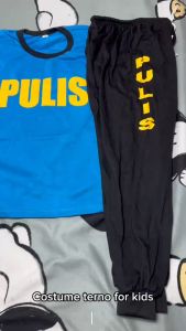 School program career cosplay for kids police costume (small-3XL)