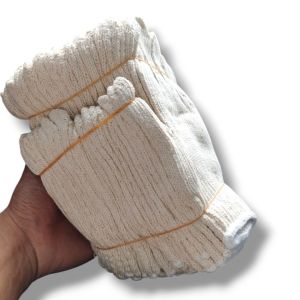 ( Baru ) Sarung Tangan Kerja Katun Rajut Tebal B6B8B10 Sarung Tangan Baru Berkualitas isi 1 lusin/12 pasang.