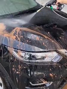 Cordless High Pressure Water Gun 24V/48V High Pressure Washer Portable 600W Water Pump Cordless Gun 7500mAh*2 Battery 35Bar Water Gun Complete Equipment High Pressure Car Wash PumpWith Toolbox