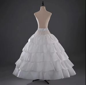Ball Gown Petticoat Crinoline Fluffy 4Hoops Underskirt for Wedding Bridal DressExtra A-Line Puffy Slip Bouffant Prom Party