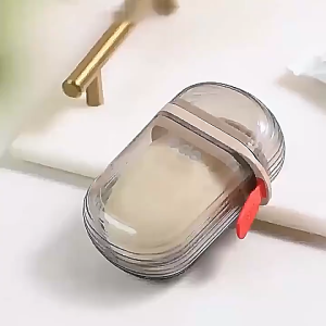 Travel Soap Box Soap Container for Travel Bathroom Supplies Portable Soap Case with Lid kotak sabun 肥皂盒-COZII